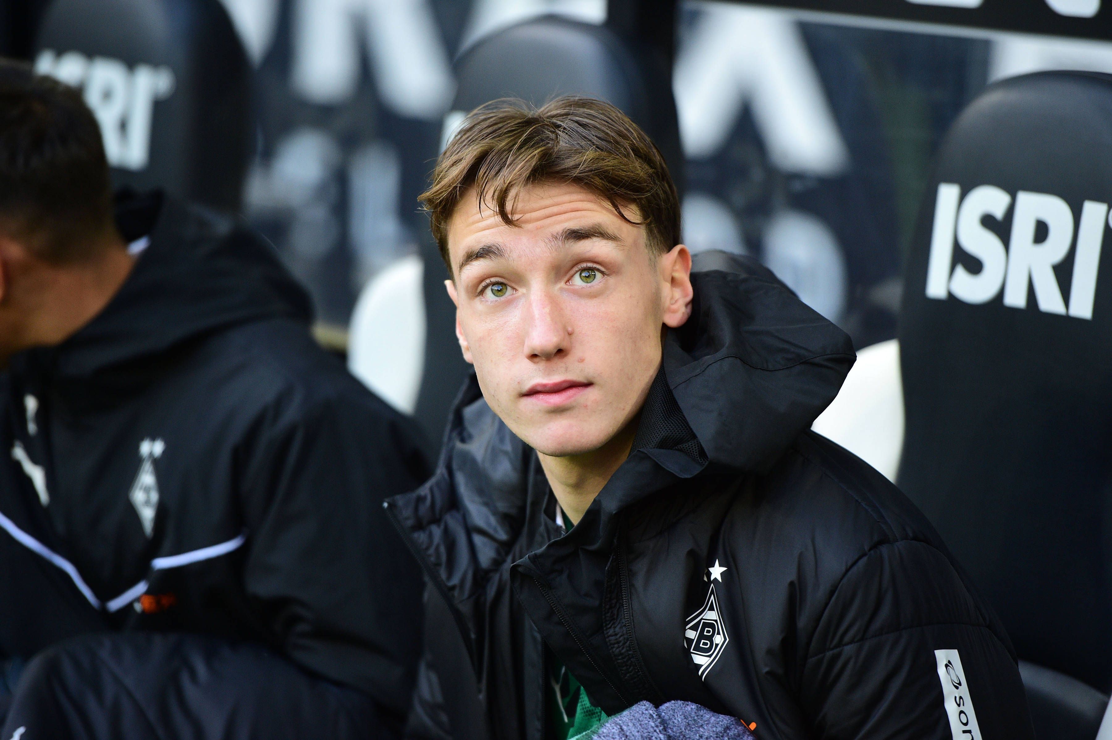 Simon Walde auf der Borussia-Bank.