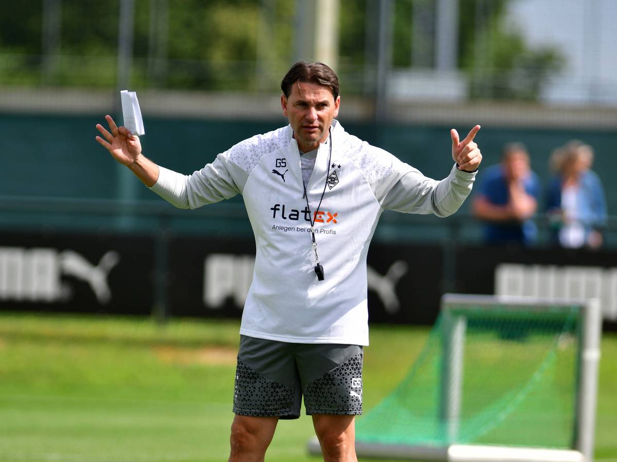 Gerardo Seoane auf dem Trainingsplatz.