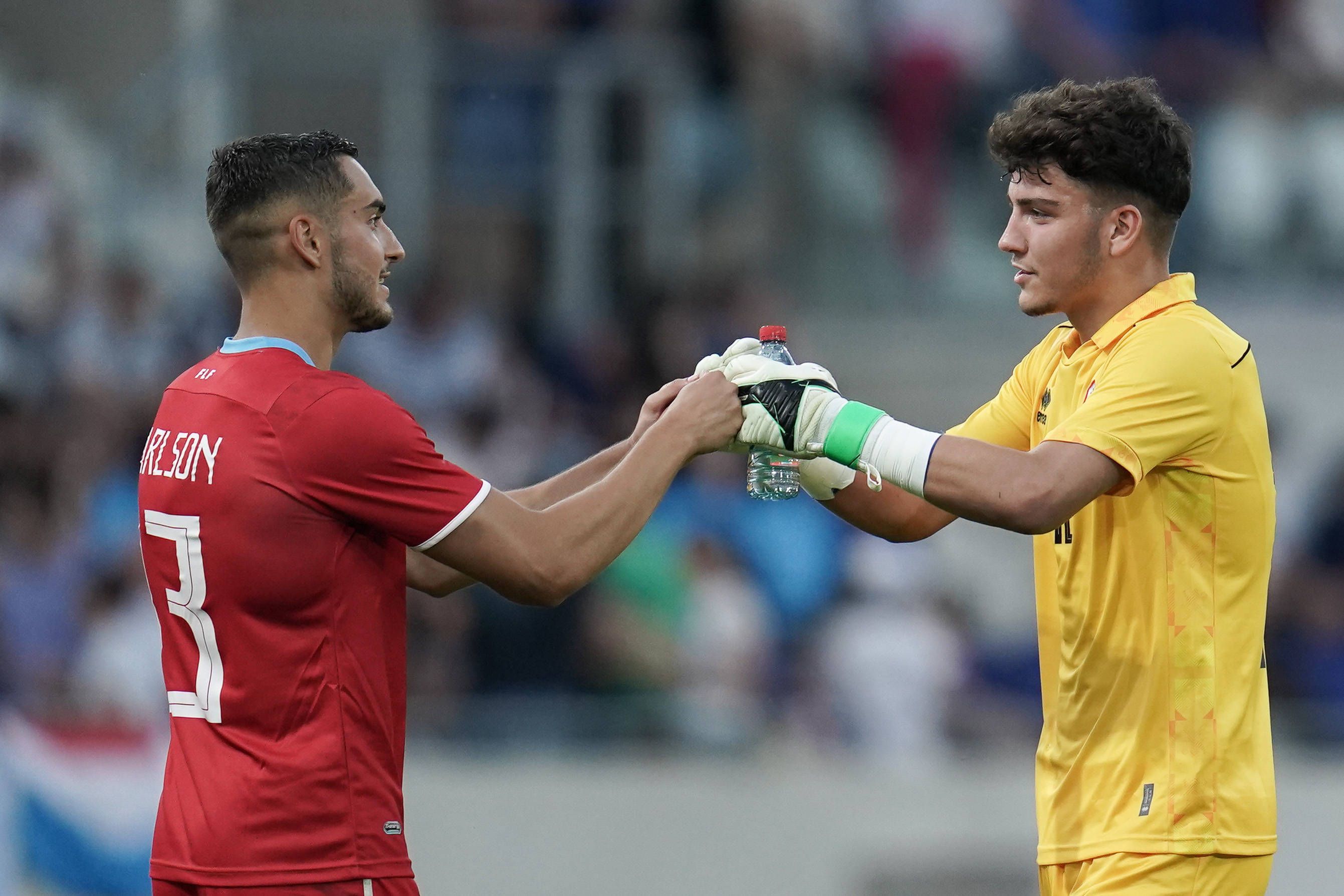 Tiago Pereira Cardoso bei der Nationalmannschaft Luxemburgs.