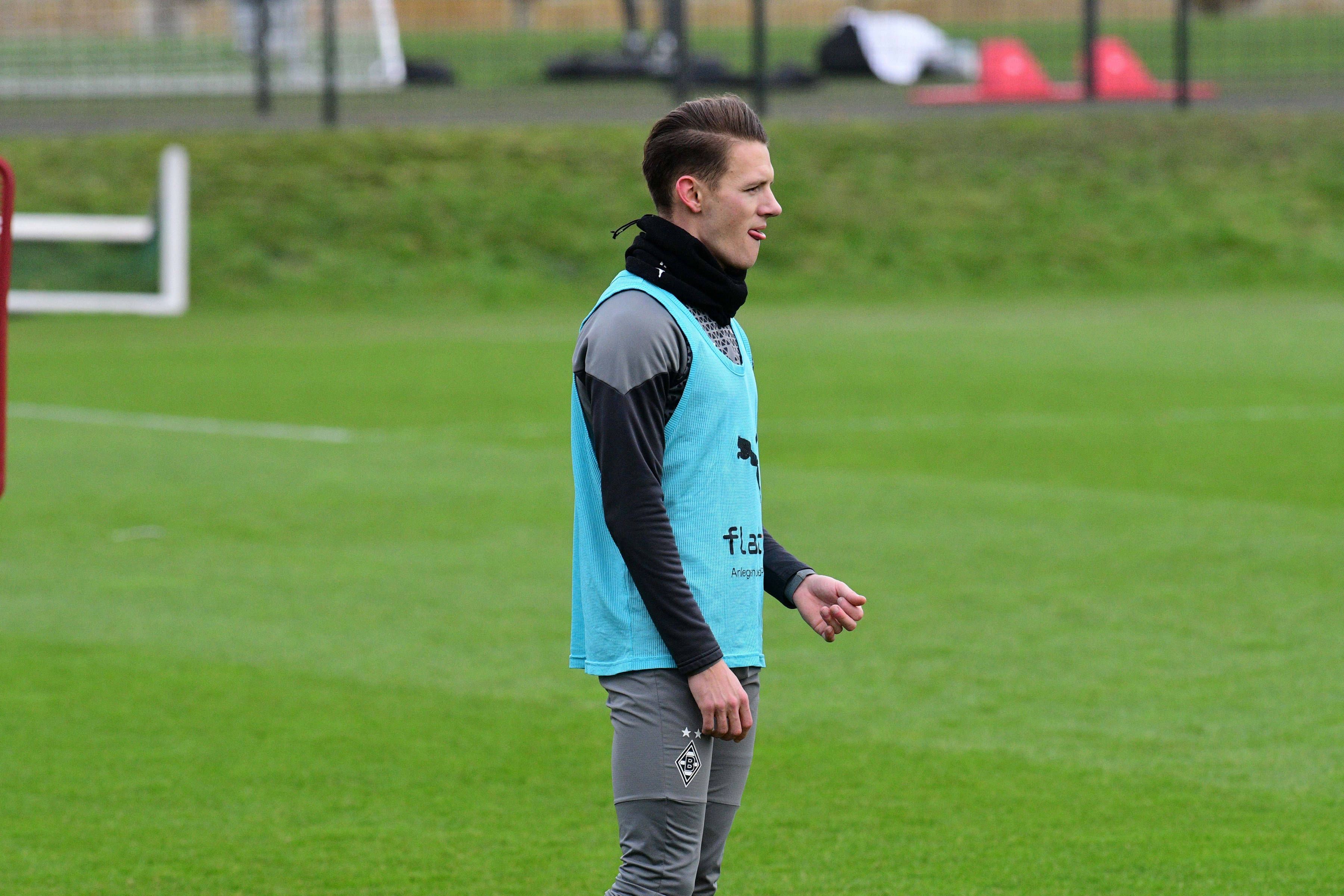 Hannes Wolf auf dem Trainingsplatz.