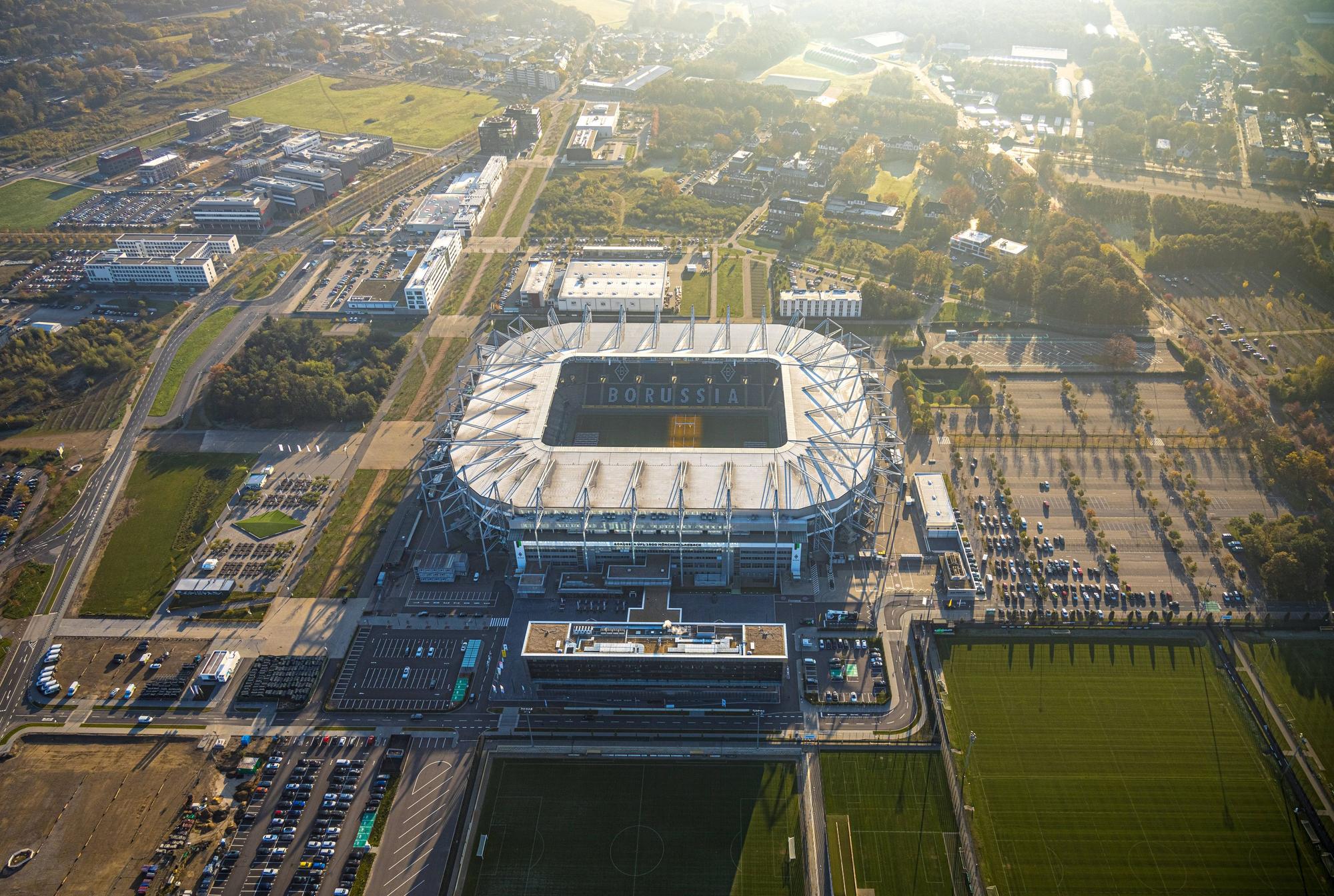 Das Vereinsgelände von Borussia Mönchengladbach.