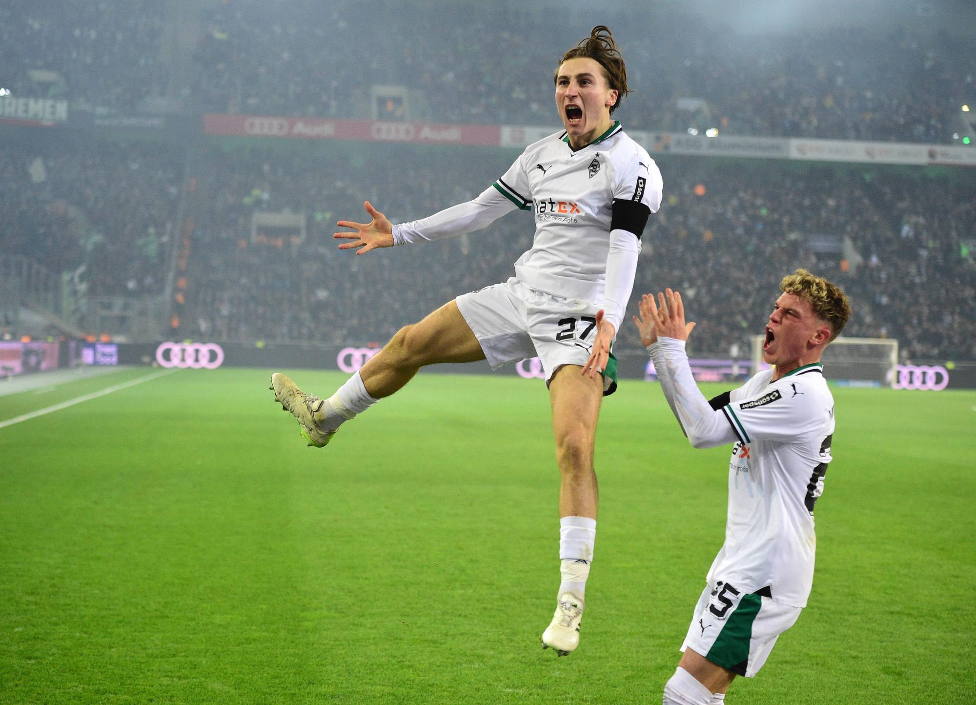 Rocco Reitz beim Torjubel.