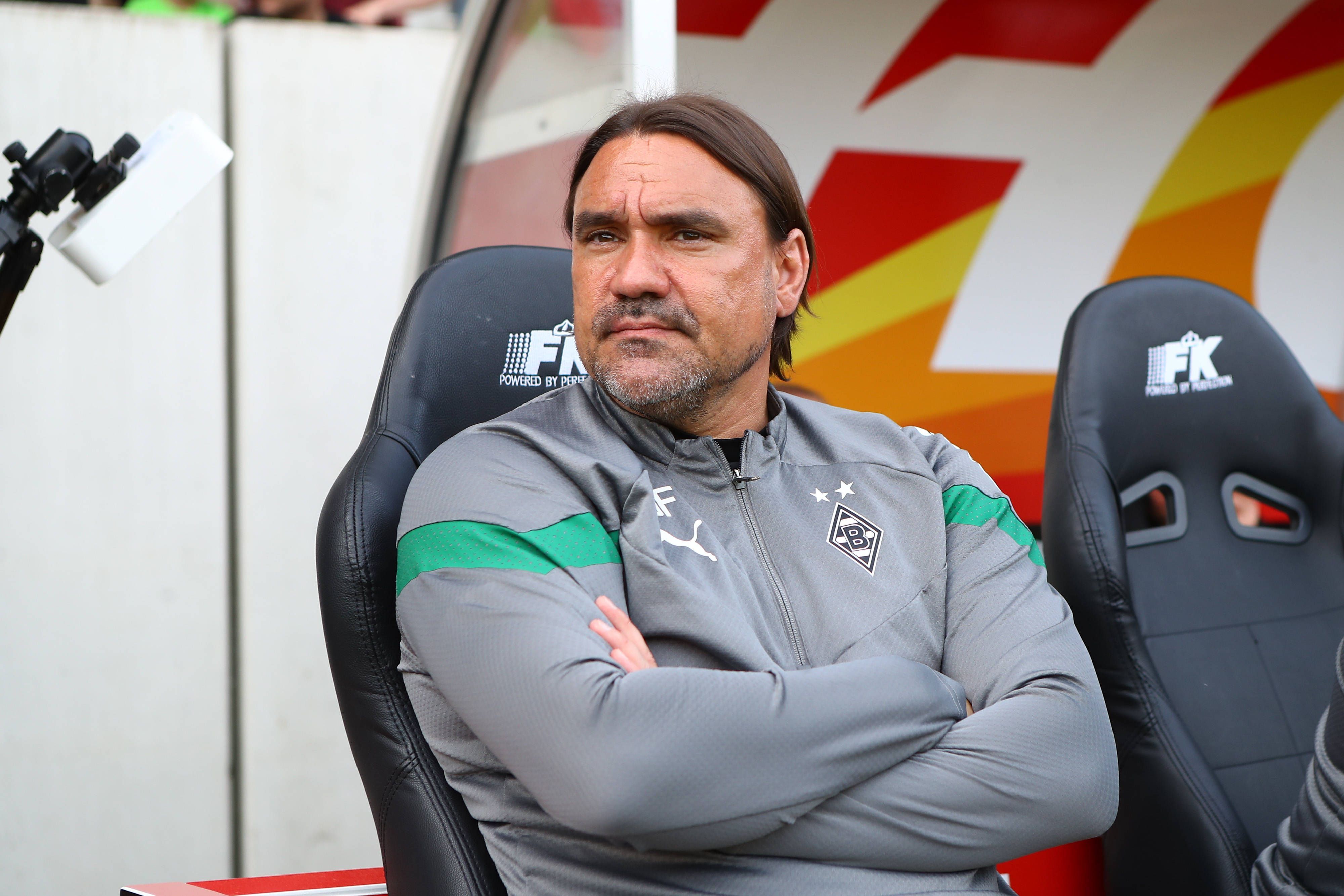 Ehemaliger Trainer von Borussia Mönchengladbach bei seinem letzten Spiel.