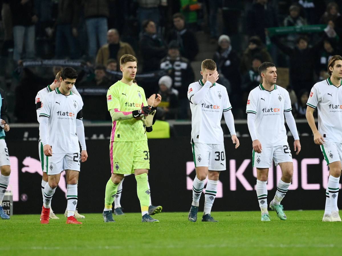 Profis von Borussia Mönchengladbach sind nach einem Unentschieden in der Bundesliga frustriert.