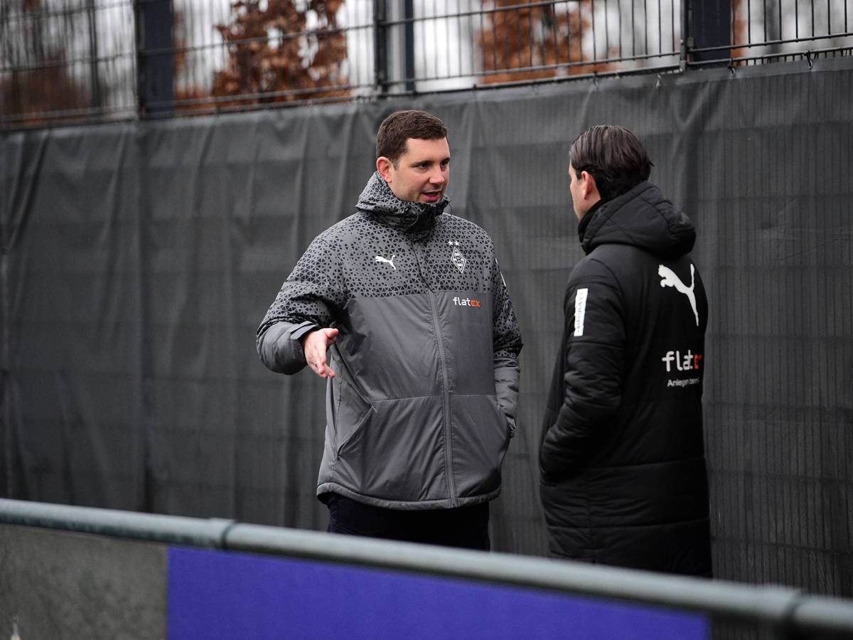 Sportdirektor und Trainer von Borussia Mönchengladbach im Gespräch.