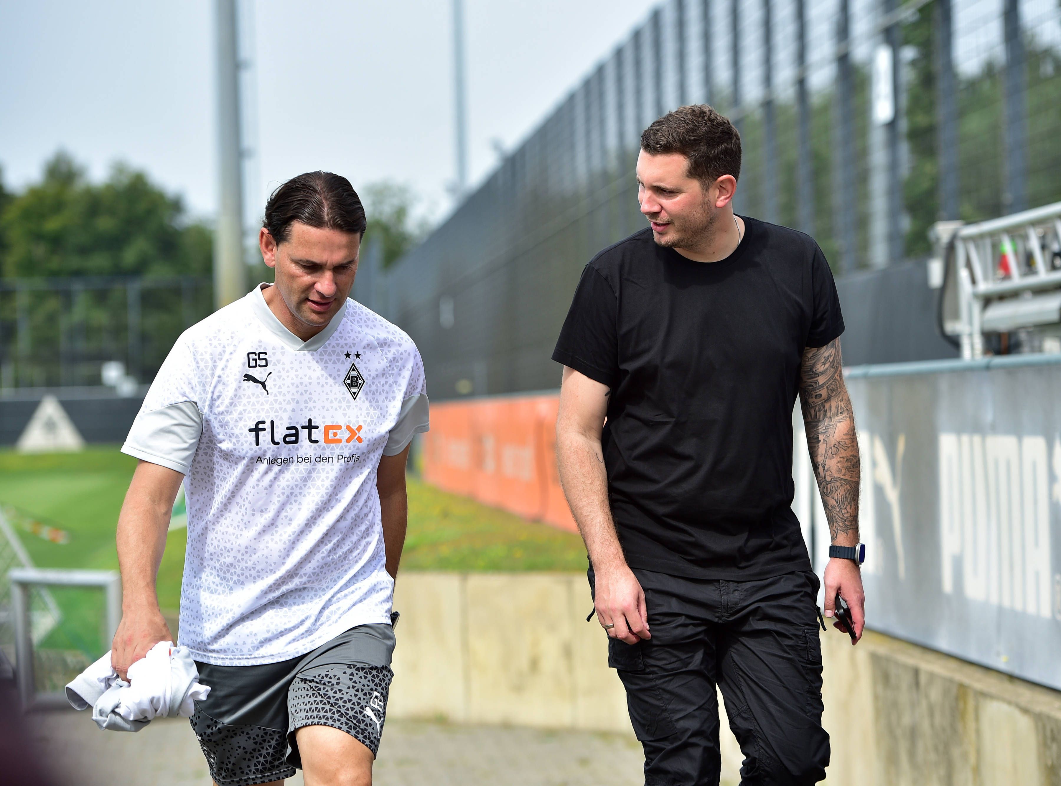 Trainer und Sportdirektor von Borussia Mönchengladbach im Gespräch.
