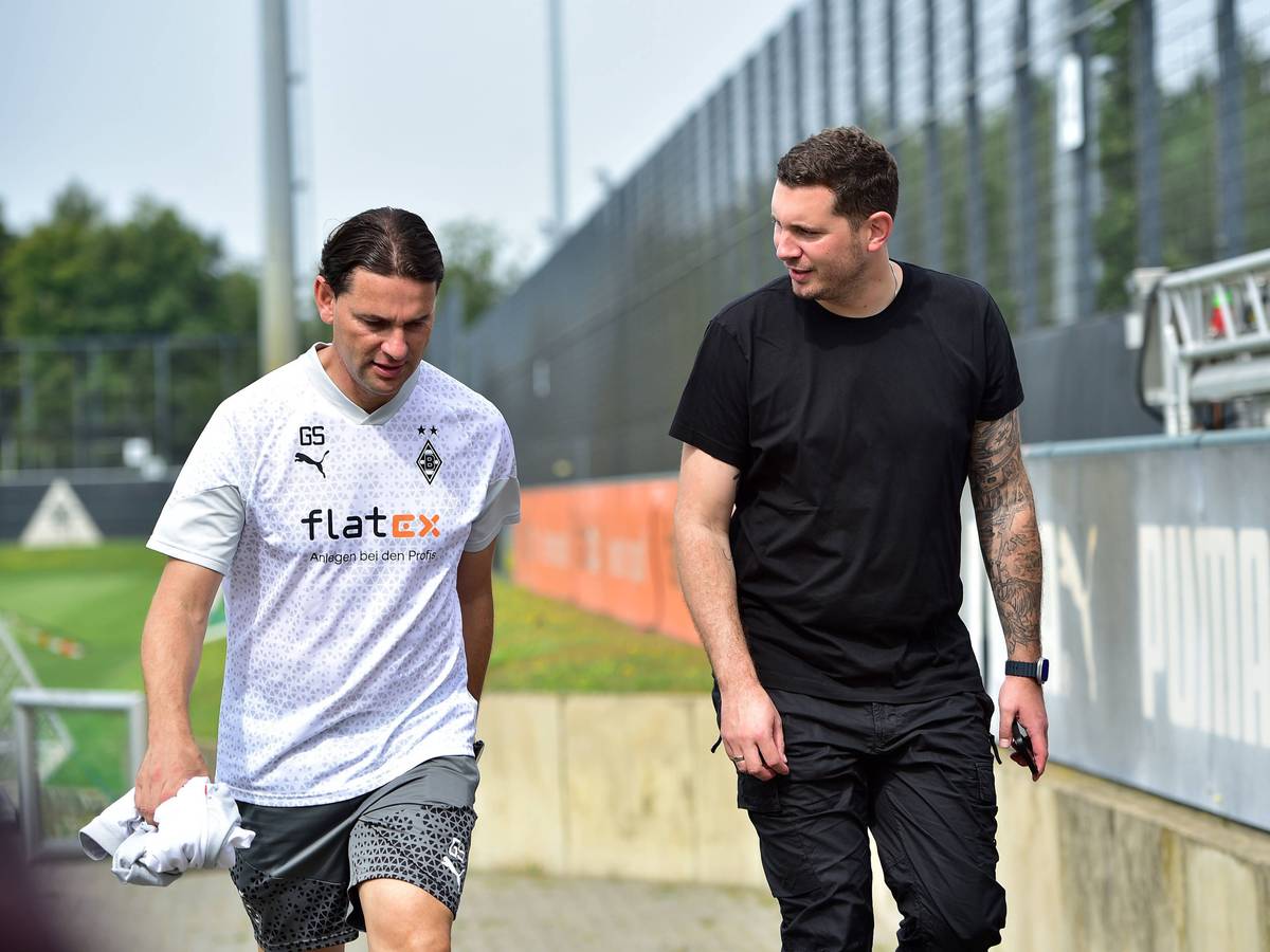 Trainer und Sportdirektor von Borussia Mönchengladbach im Gespräch.