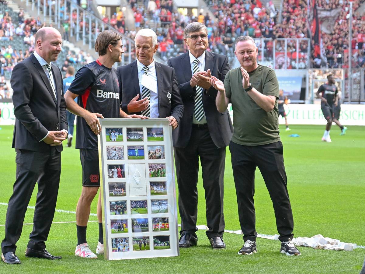 Jonas Hofmann bei seiner Gladbach-Verabschiedung.