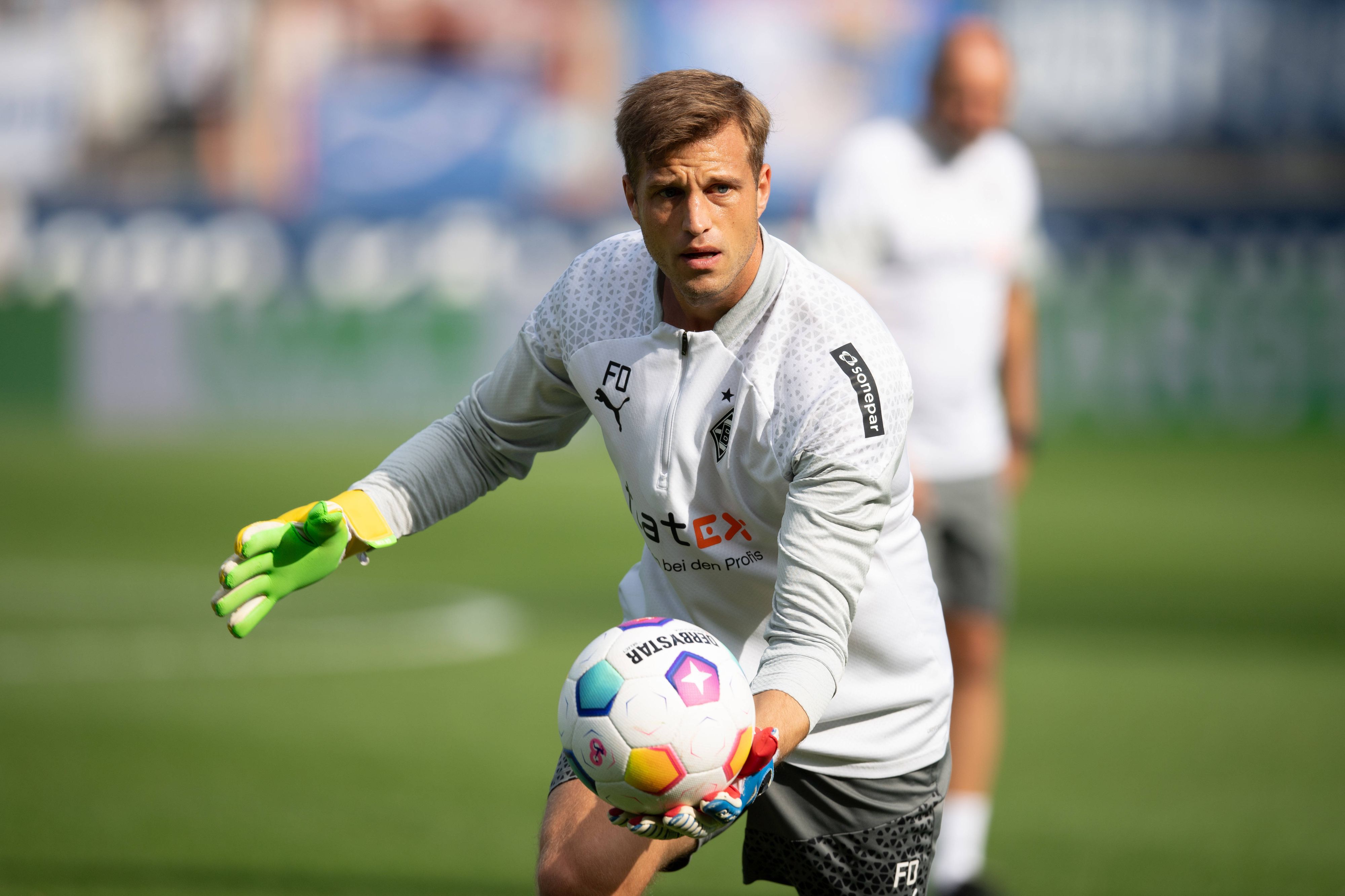 Fabian Otte vor einem Bundesliga-Spiel.