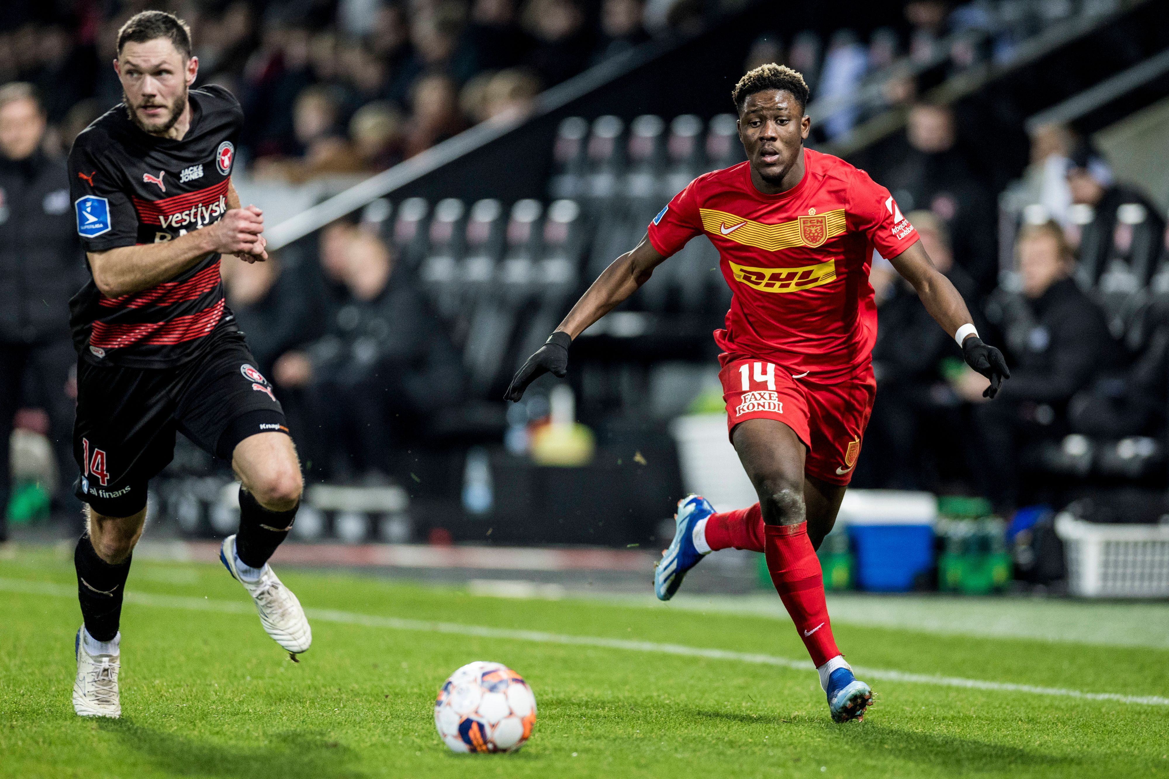 Ibrahim Osman im Laufduell.