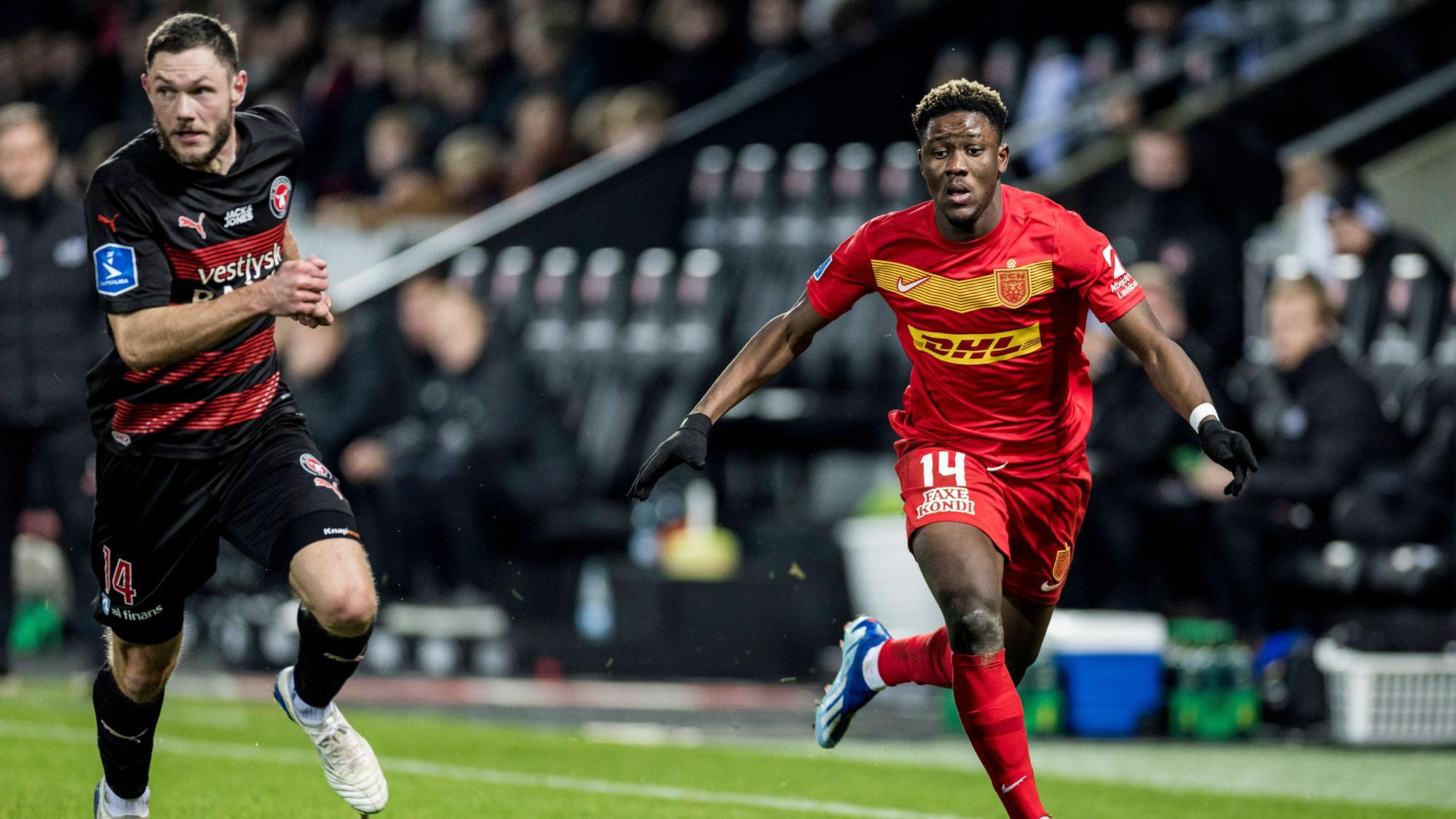 Ibrahim Osman im Laufduell.