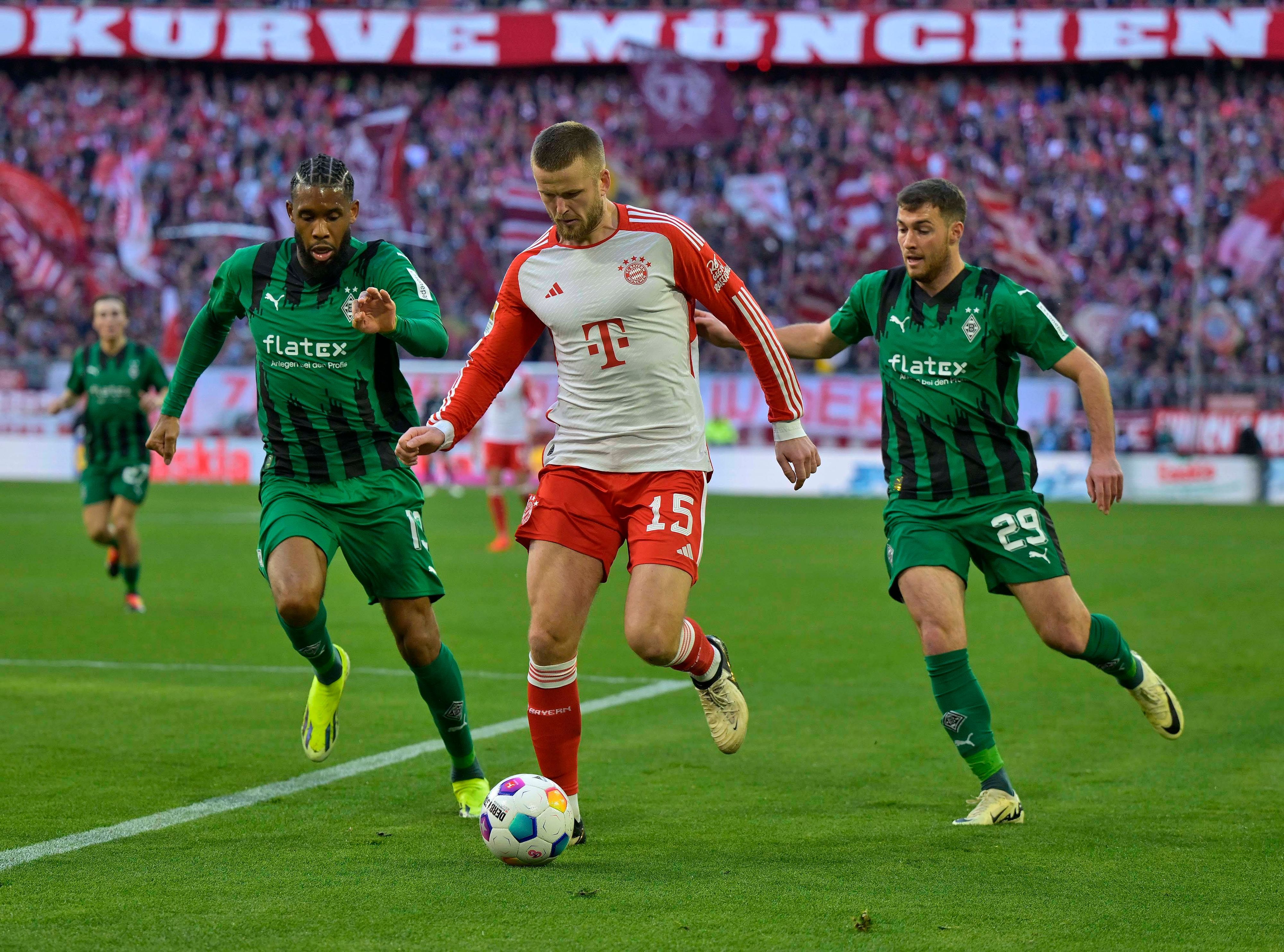 Eric Dier am Ball gegen Borussia.