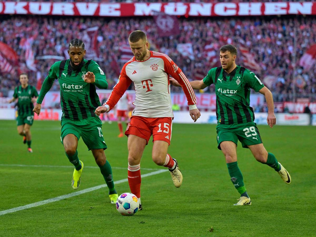 Eric Dier am Ball gegen Borussia.