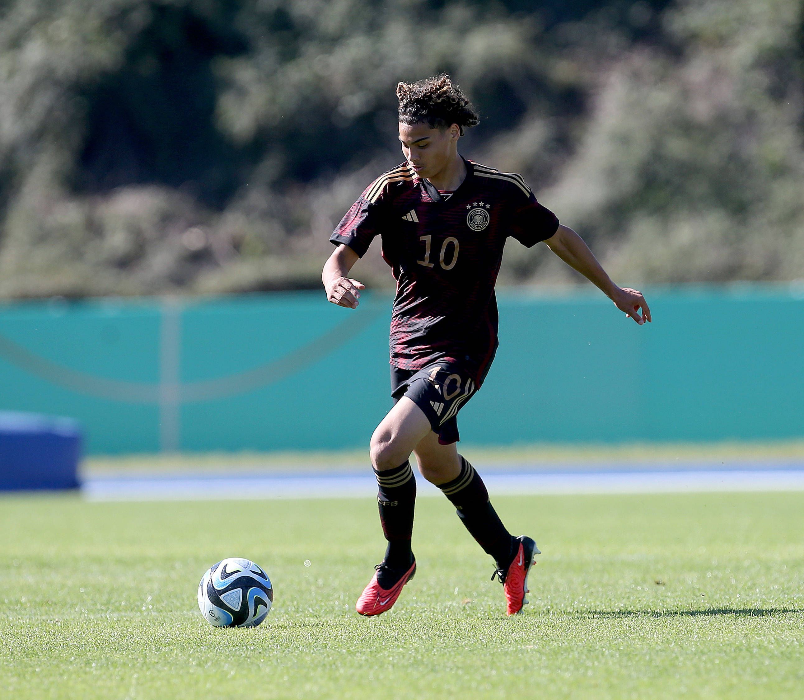 Kilian Sauck bei einem U-Länderspiel.