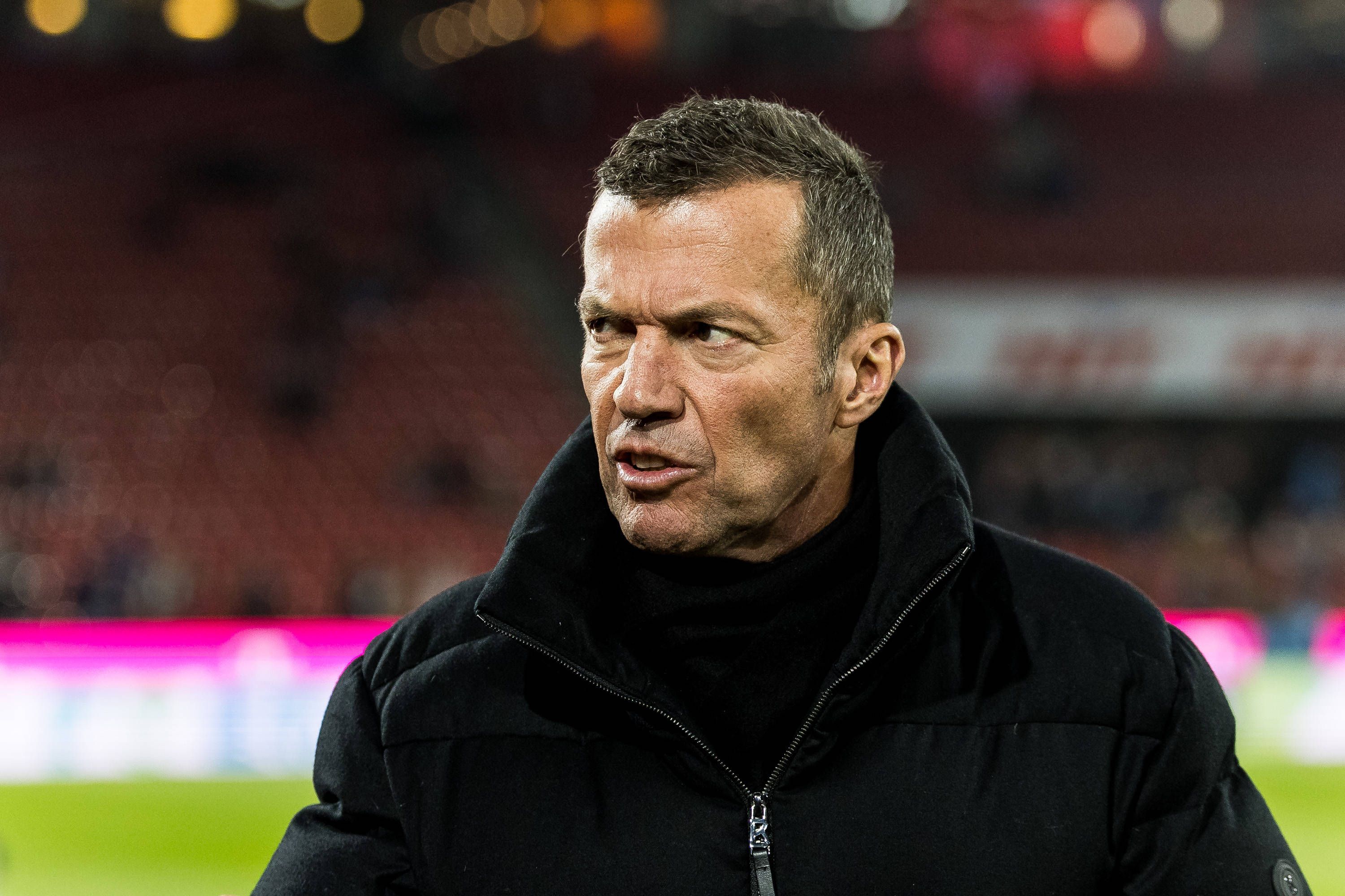 Lothar Matthäus am Spielfeldrand.