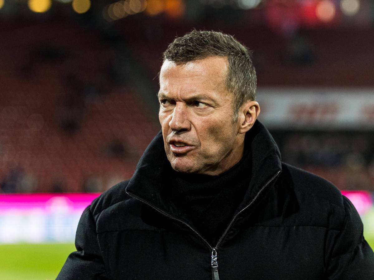 Lothar Matthäus am Spielfeldrand.
