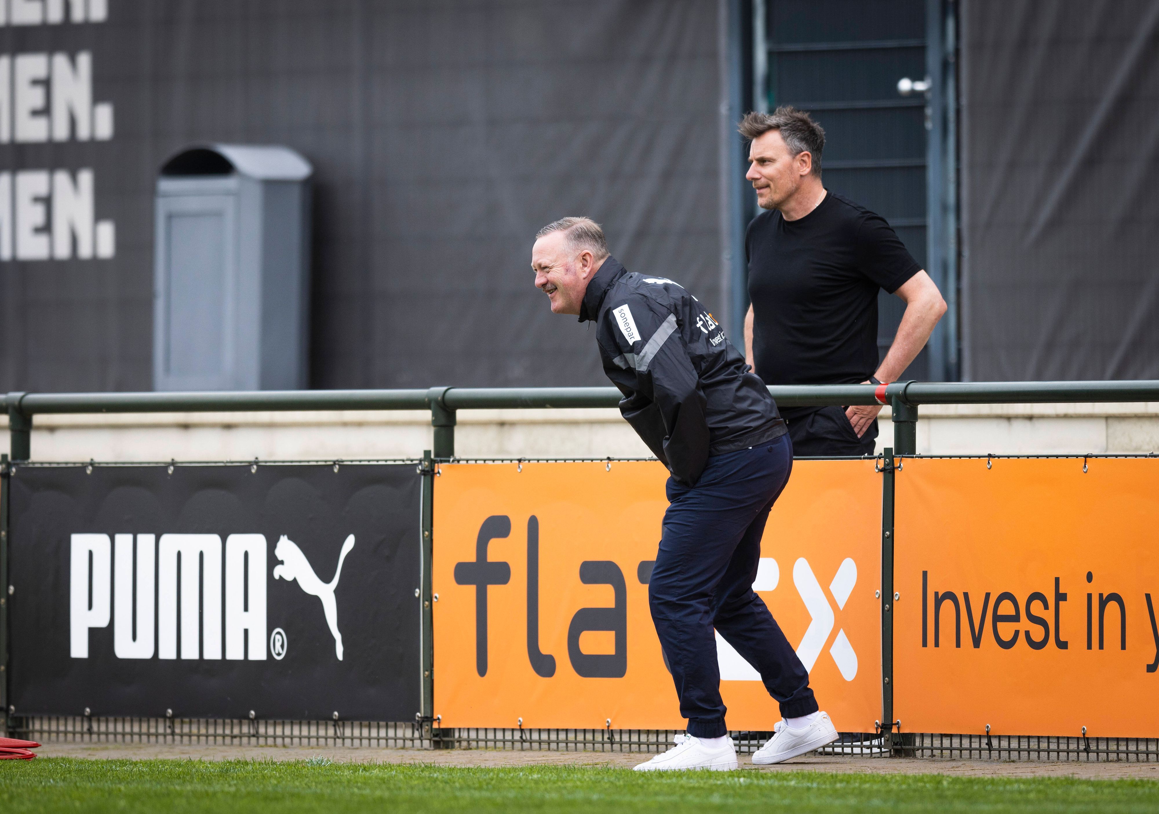 Roland Virkus und Steffen Korell im Gespräch.