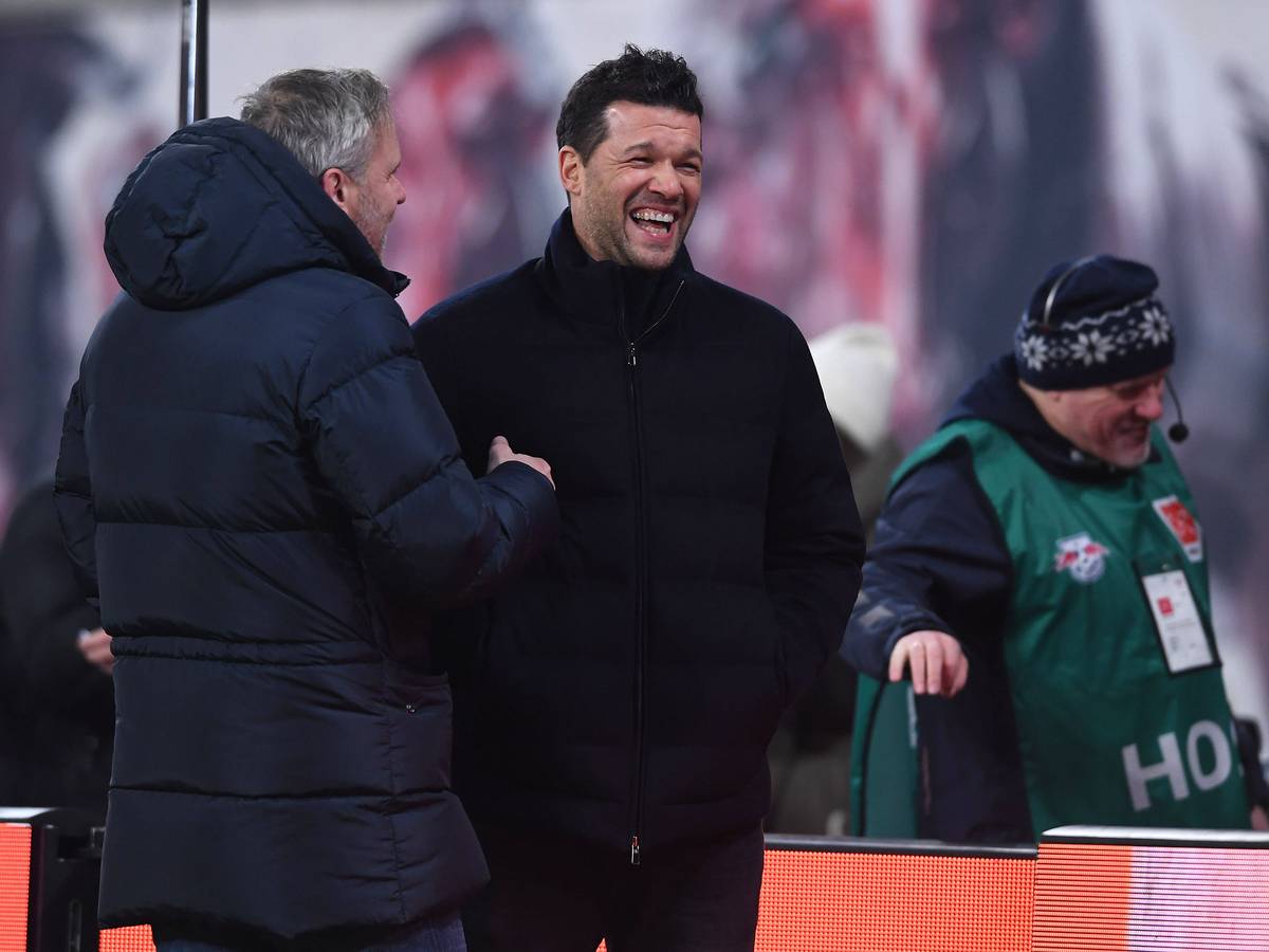 Didi Hamann und Michael Ballack im Gespräch.