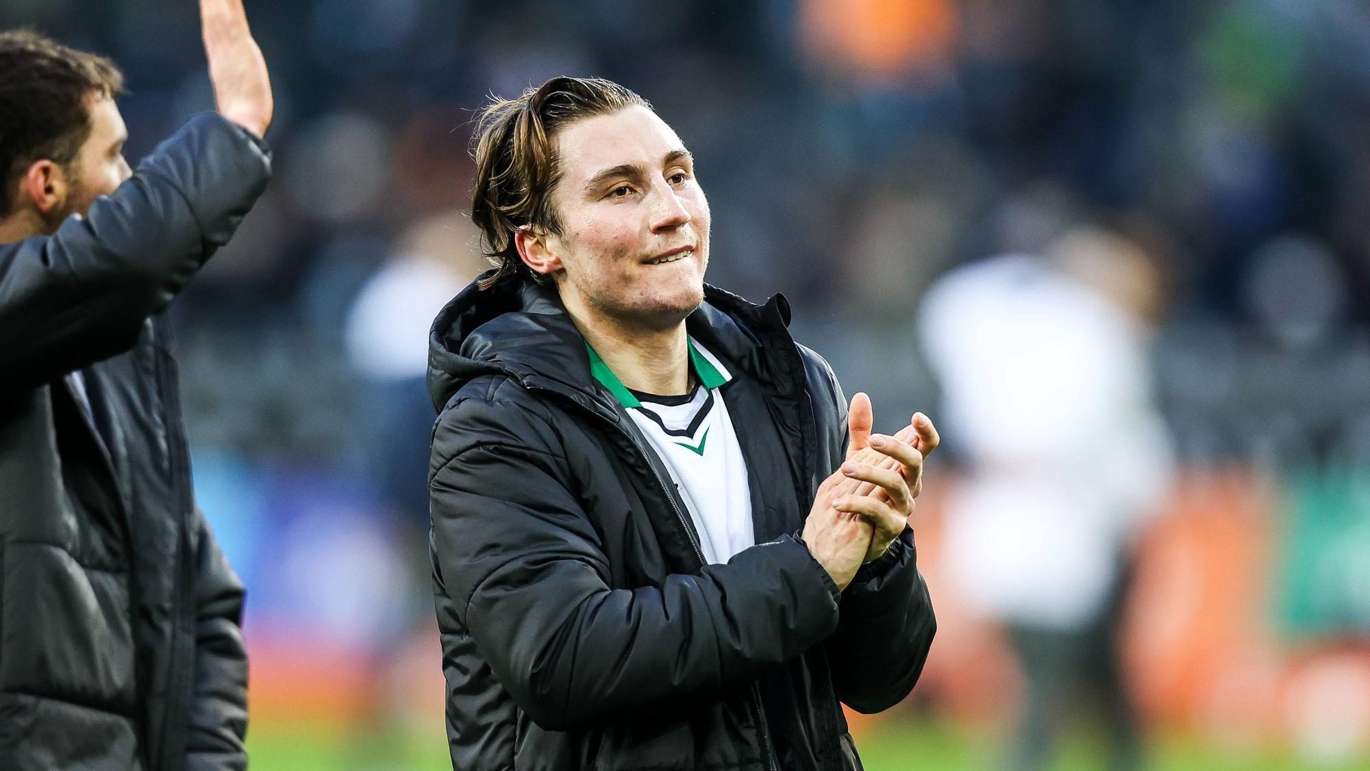 Rocco Reitz applaudiert.