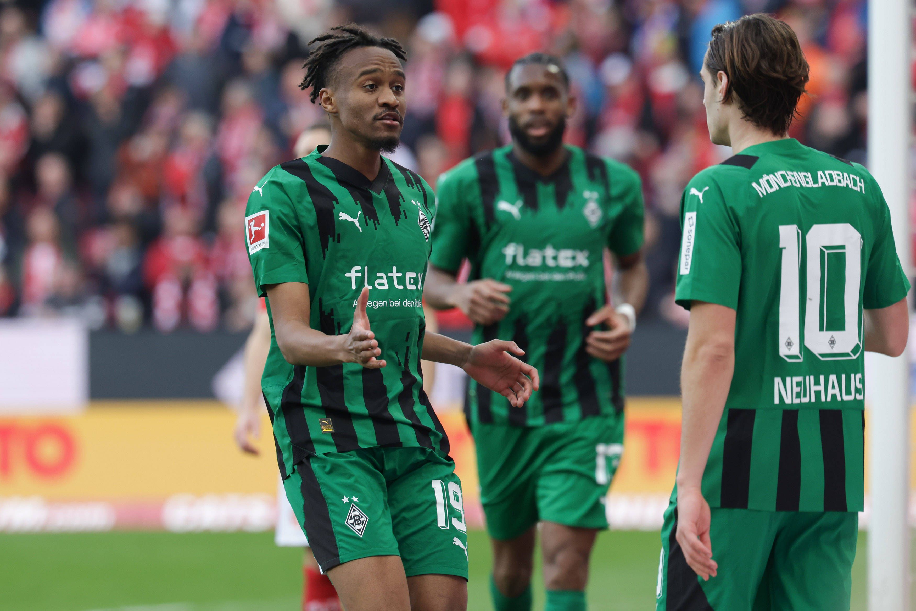 Nathan Ngoumou bejubelt seinen Treffer.