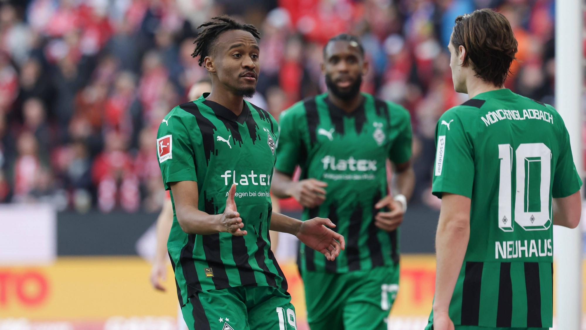 Nathan Ngoumou bejubelt seinen Treffer.
