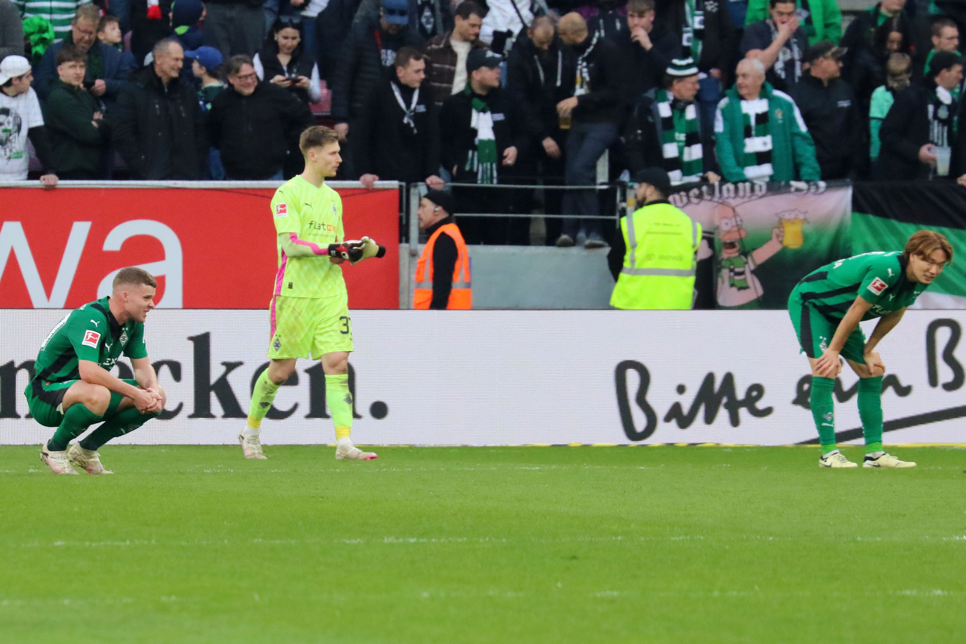 Borussia-Profi nach Abpfiff frustriert.