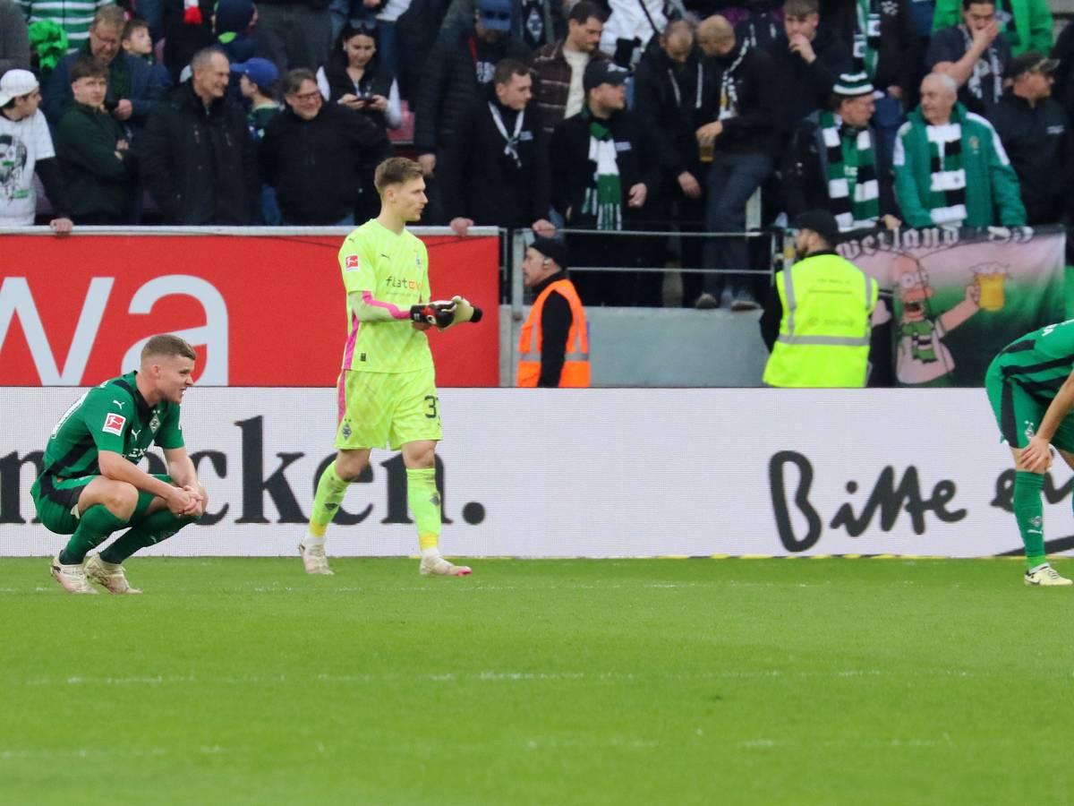 Borussia-Profi nach Abpfiff frustriert.