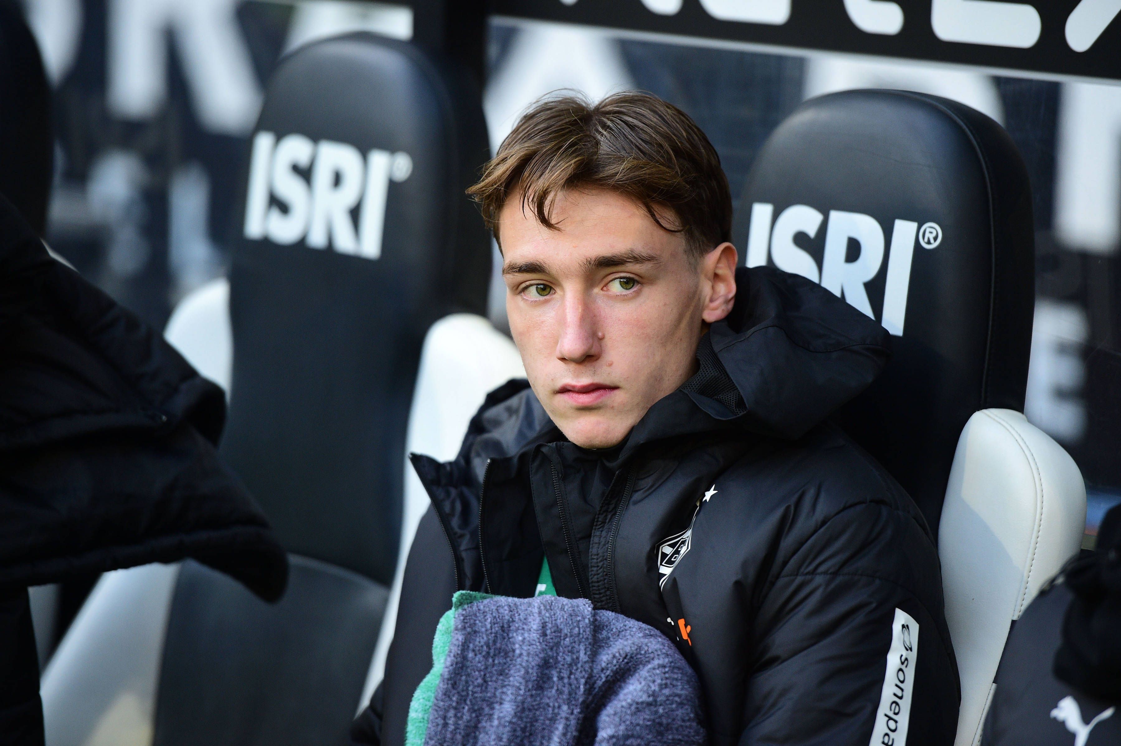 Simon Walde auf der Borussia-Bank.