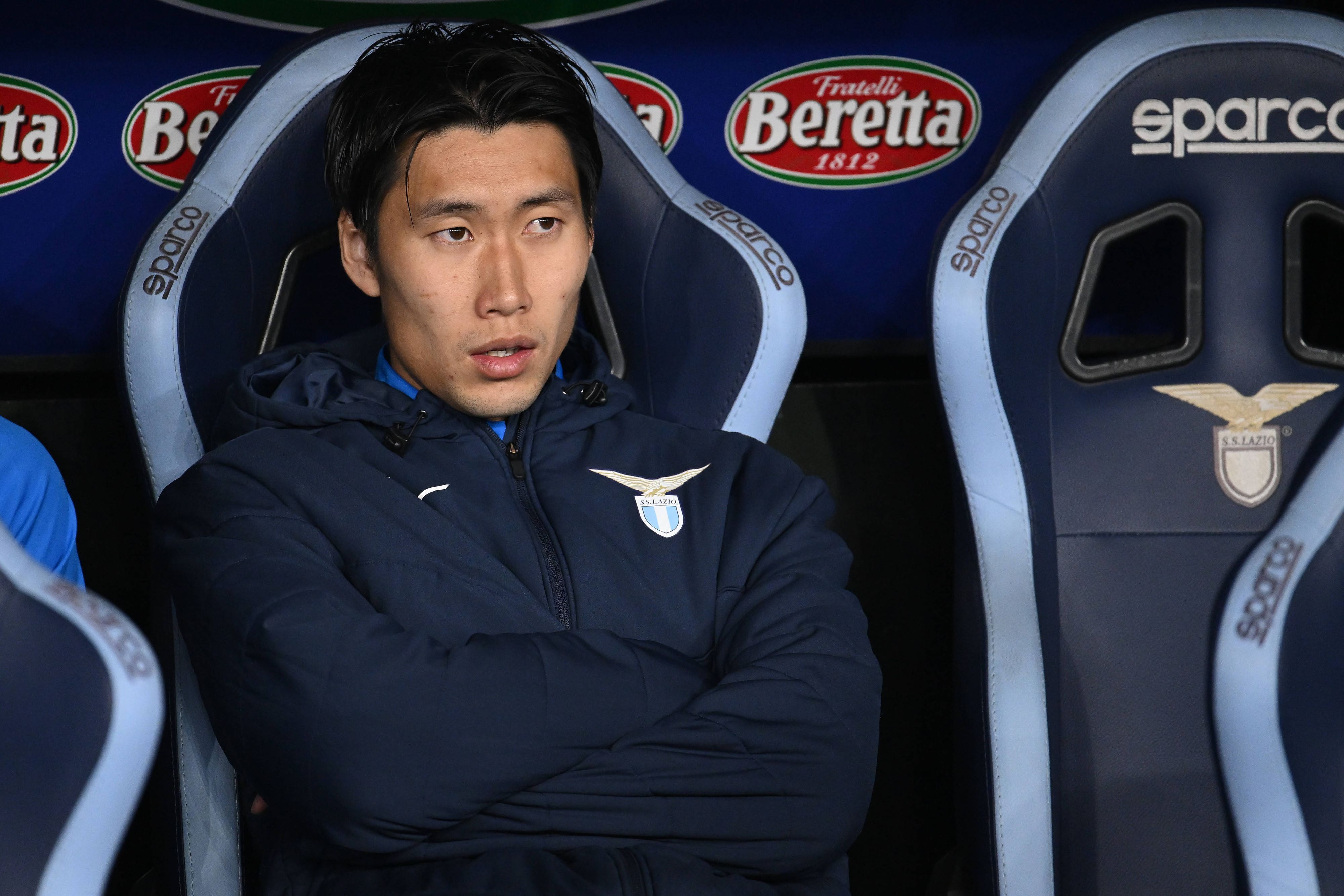 Daichi Kamada auf der Lazio-Bank.