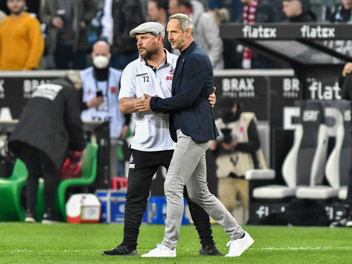 Adi Hütter und Steffen Baumgart verabschieden sich.