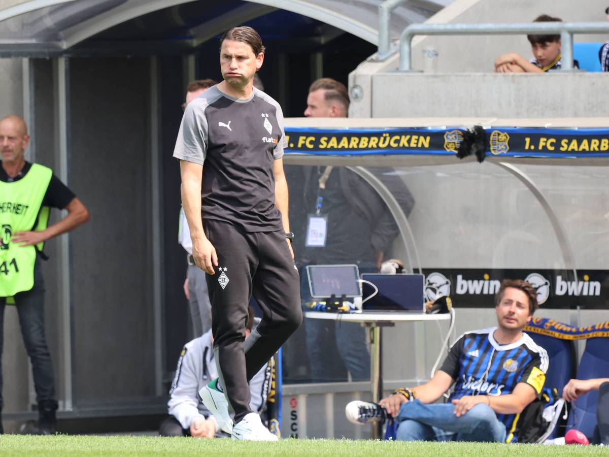 Gerardo Seoane an der Seitenauslinie in Saarbrücken.