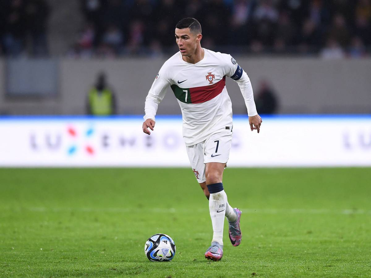 Cristiano Ronaldo im Portugal-Trikot.
