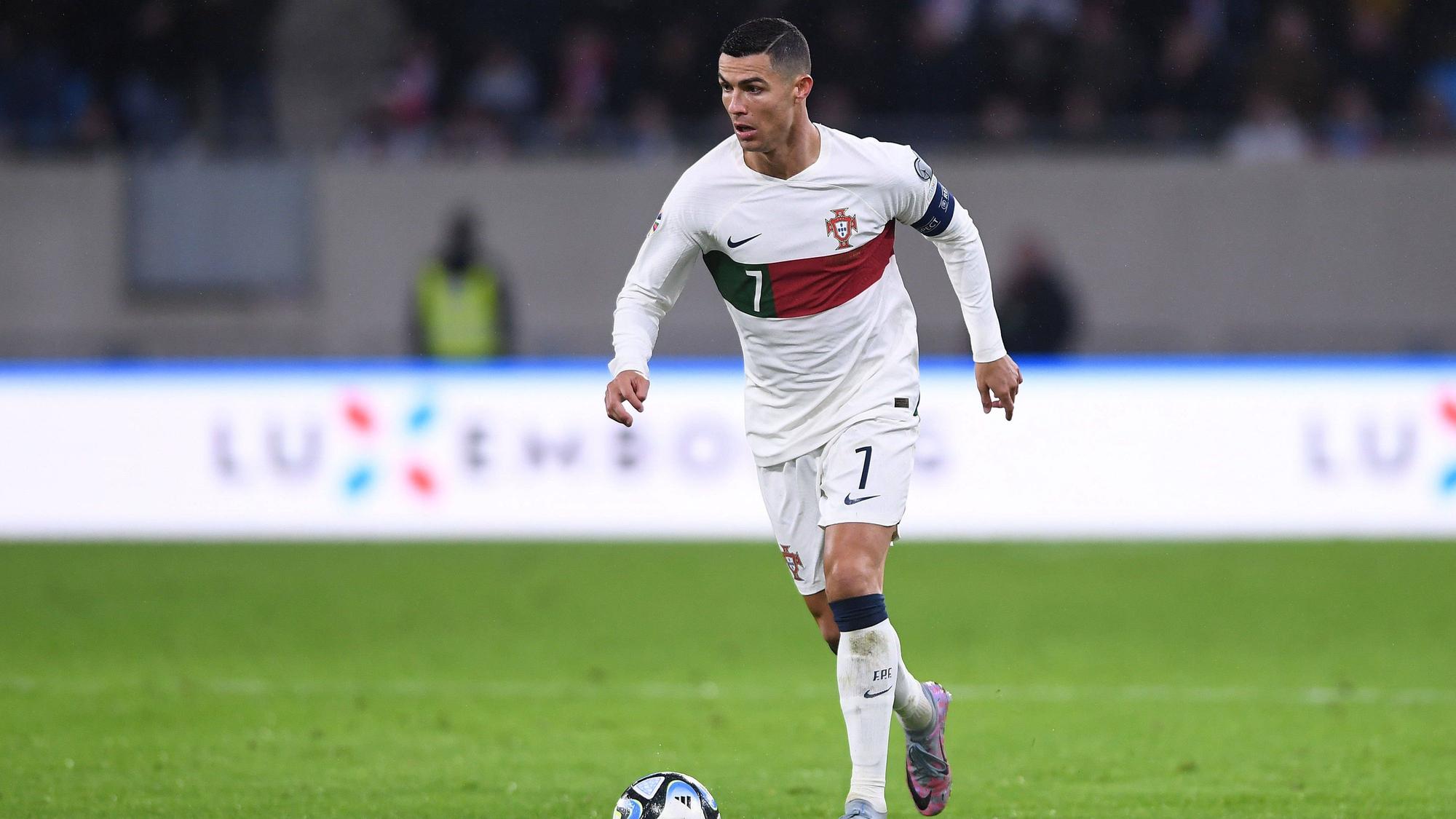 Cristiano Ronaldo im Portugal-Trikot.