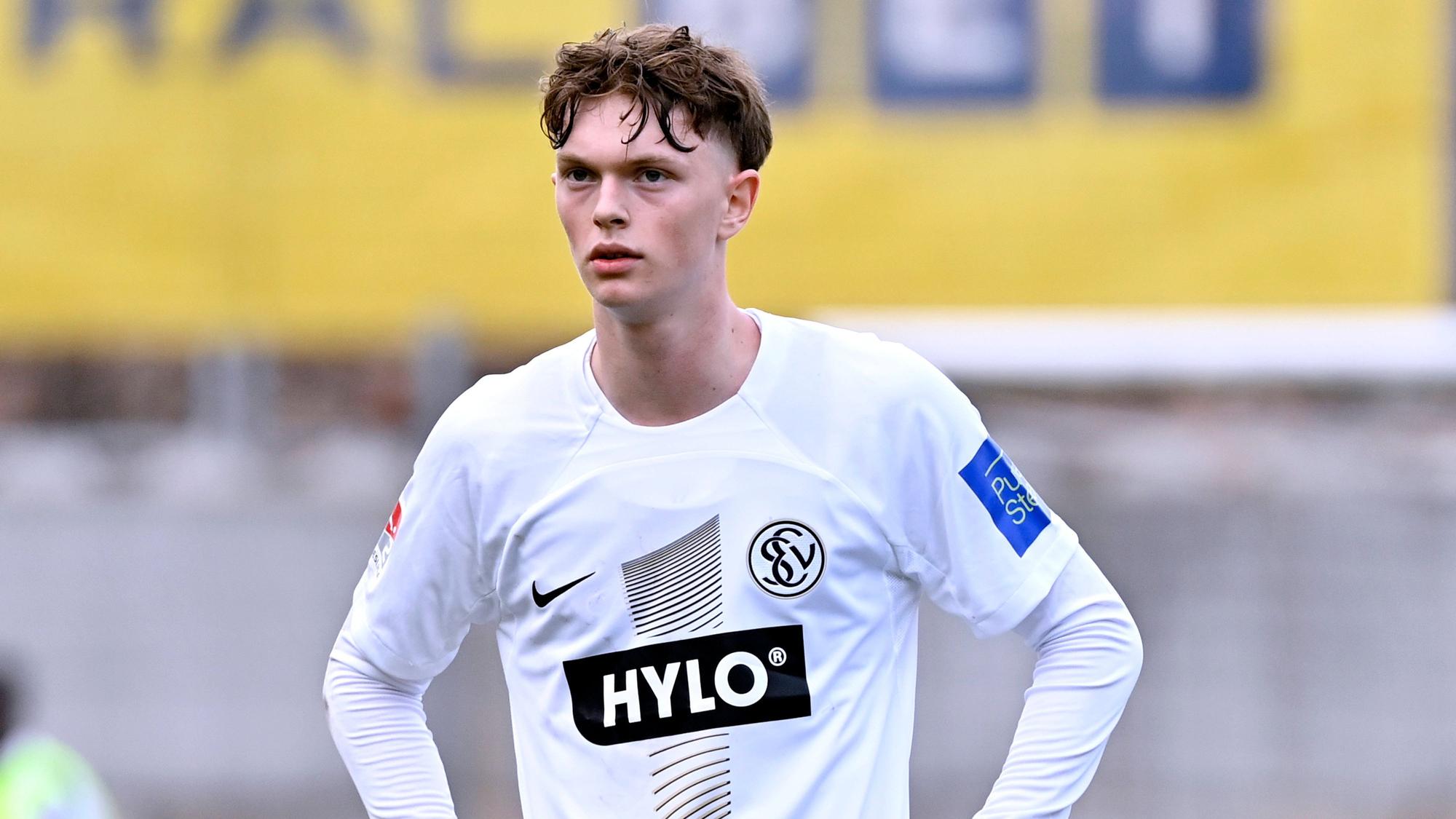 Paul Wanner im Elversberg-Trikot.
