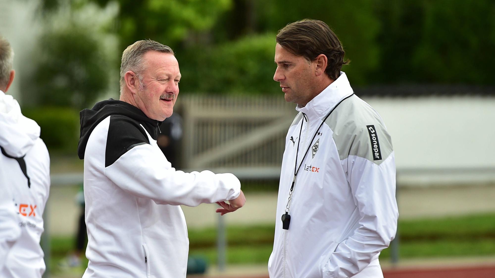 Sport-Chef und Trainer von Borussia Mönchengladbach im Gespräch.