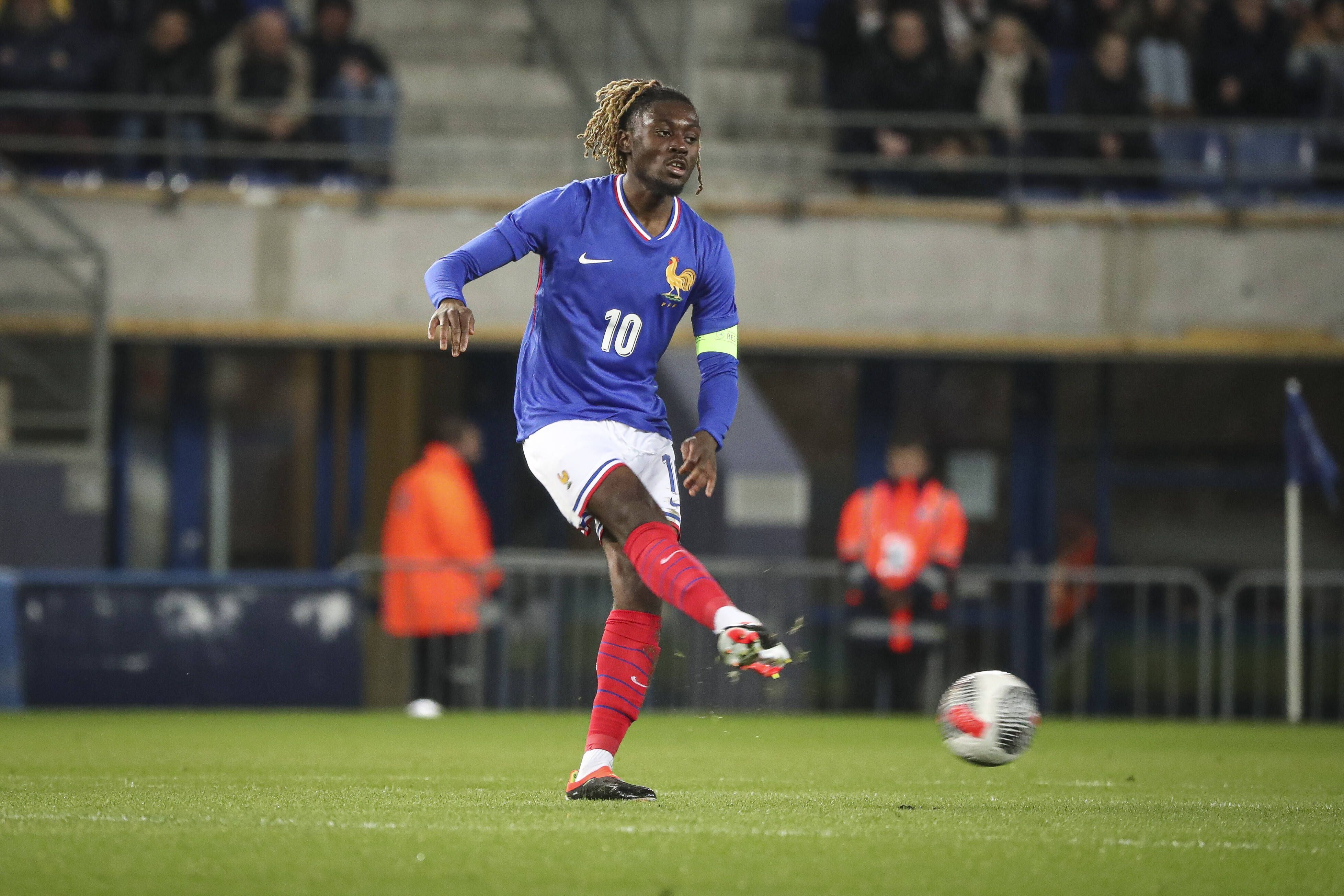 Manu Koné im Frankreich-Trikot.