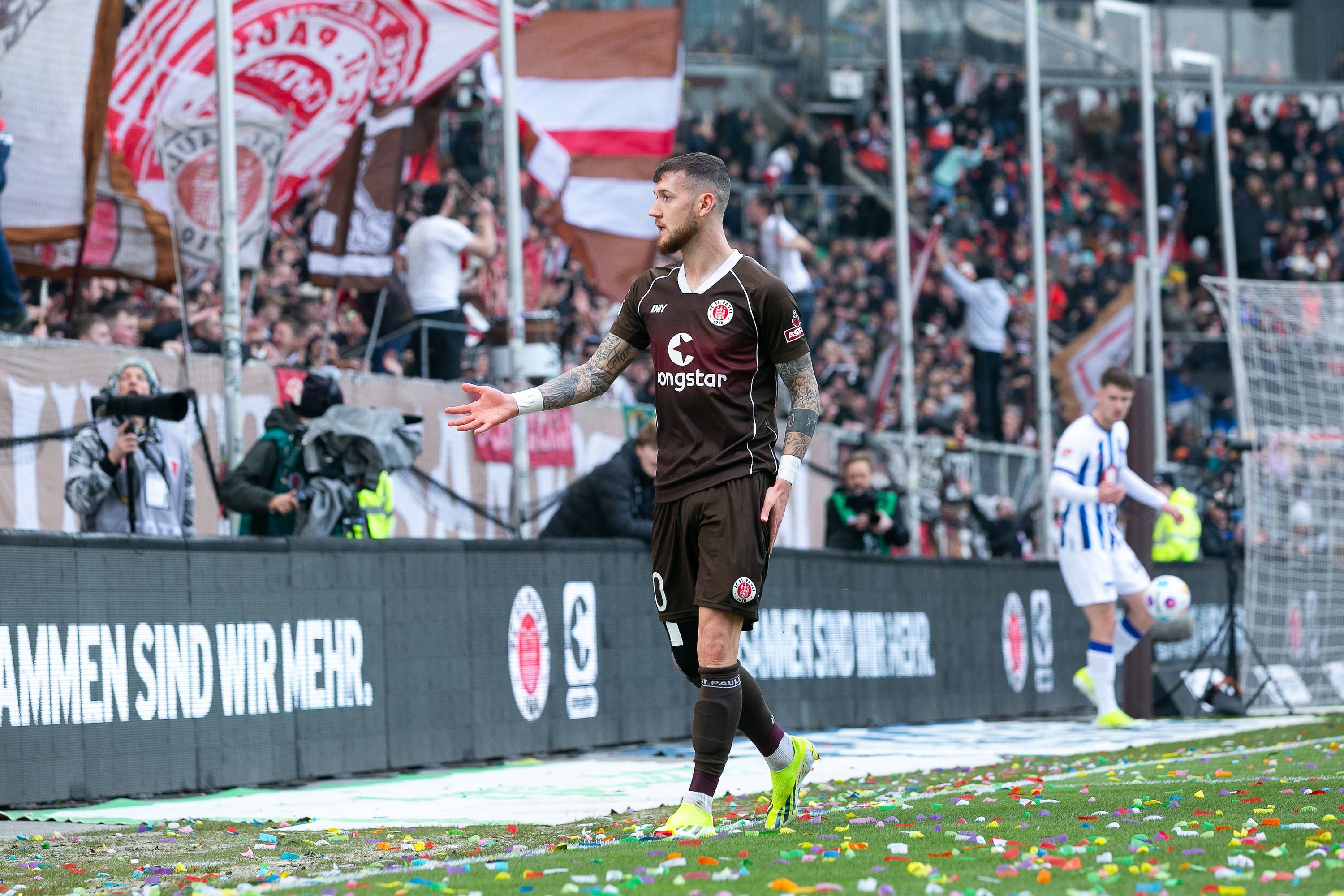 Marcel Hartel am Millerntor.