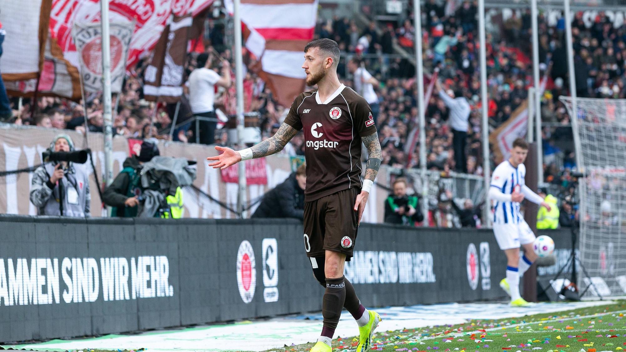 Marcel Hartel im Trikot des FC St. Pauli.