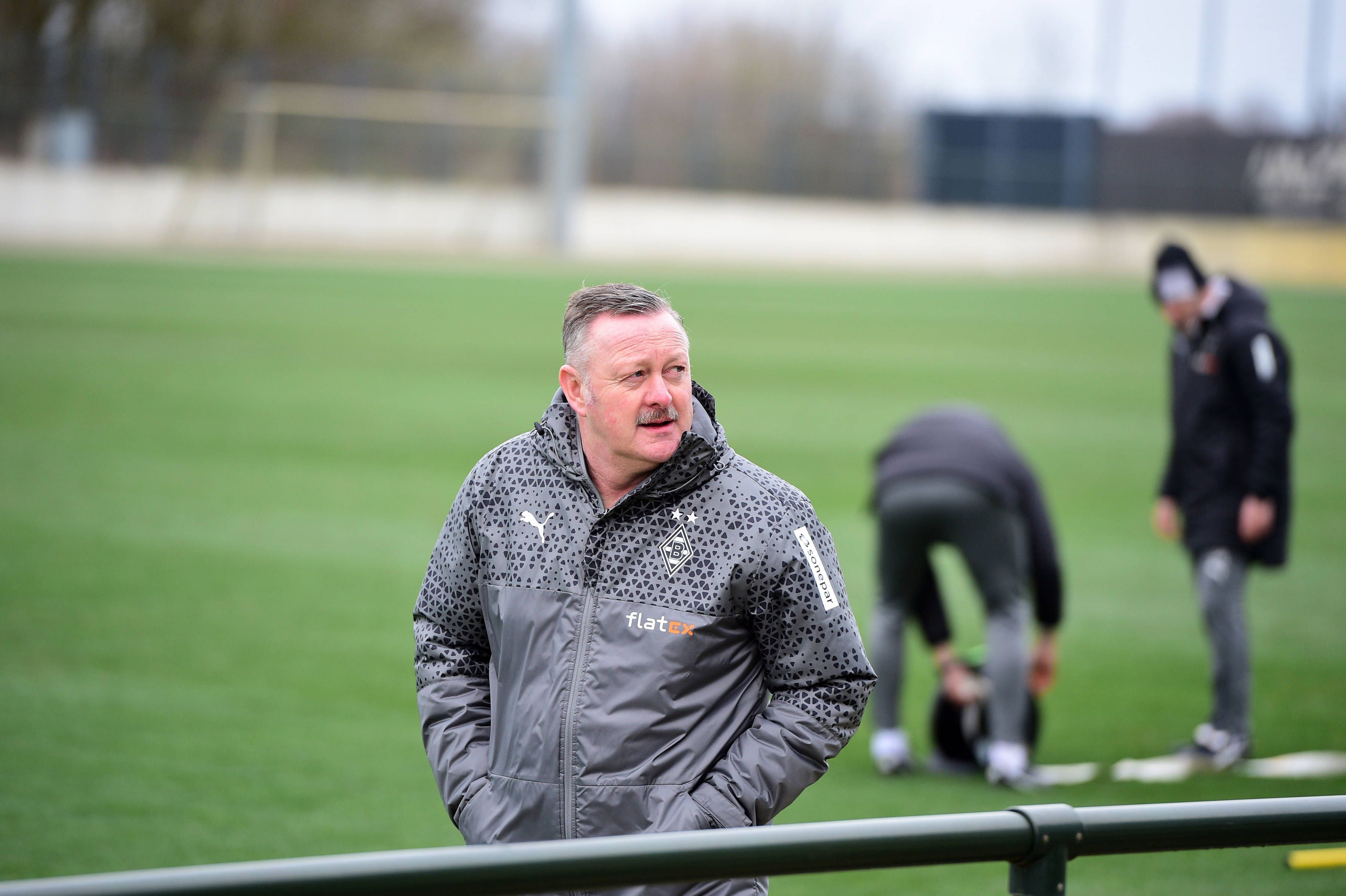 Manager von Borussia Mönchengladbach während einer Trainingseinheit.