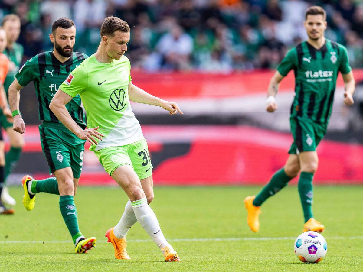 Yannick Gerhardt am Ball.