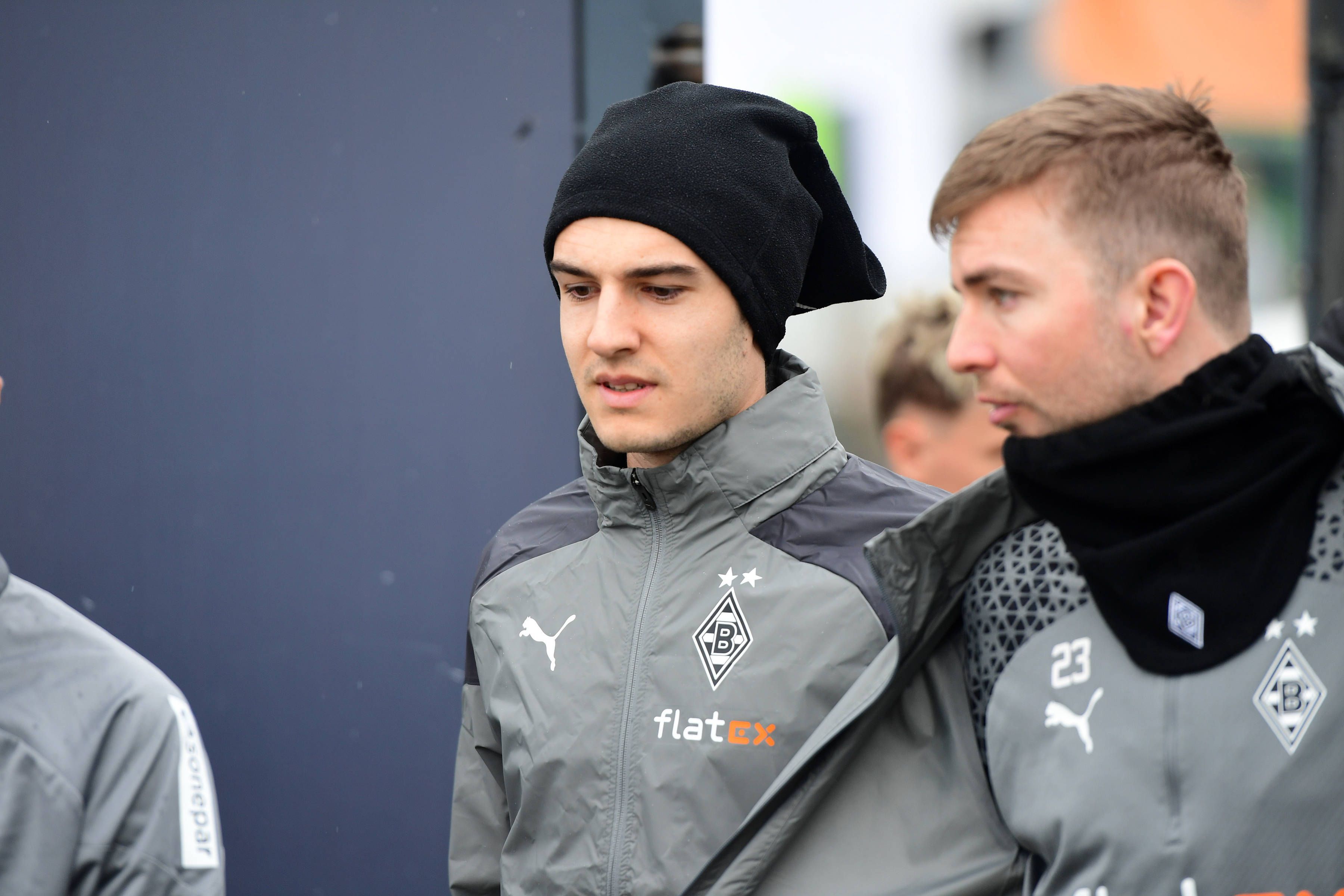 Florian Neuhaus und Christoph Kramer beim Training.
