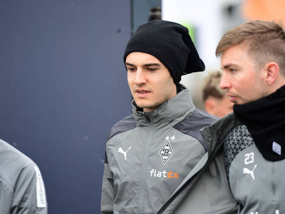 Florian Neuhaus und Christoph Kramer beim Training.