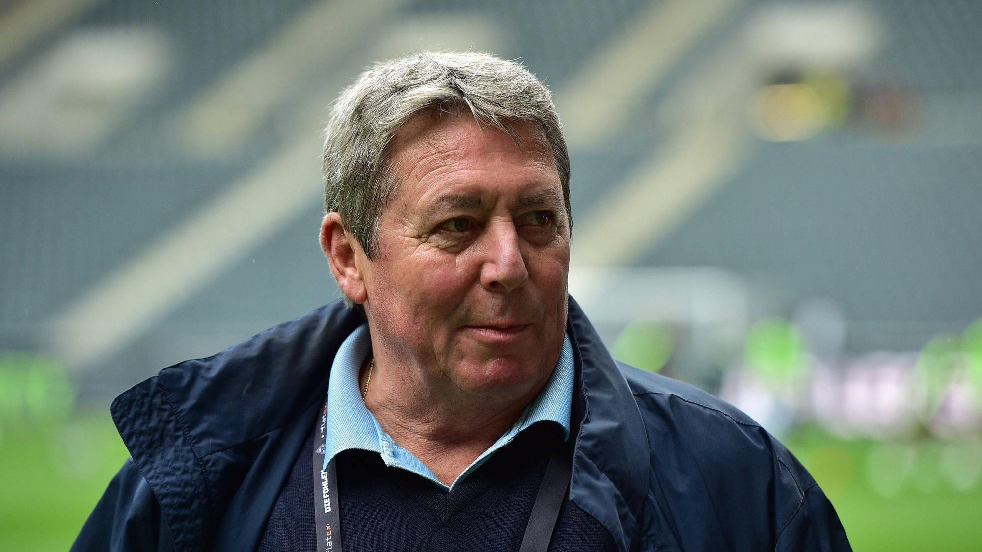 Trainer-Legende Bernd Krauss von Borussia Mönchengladbach.