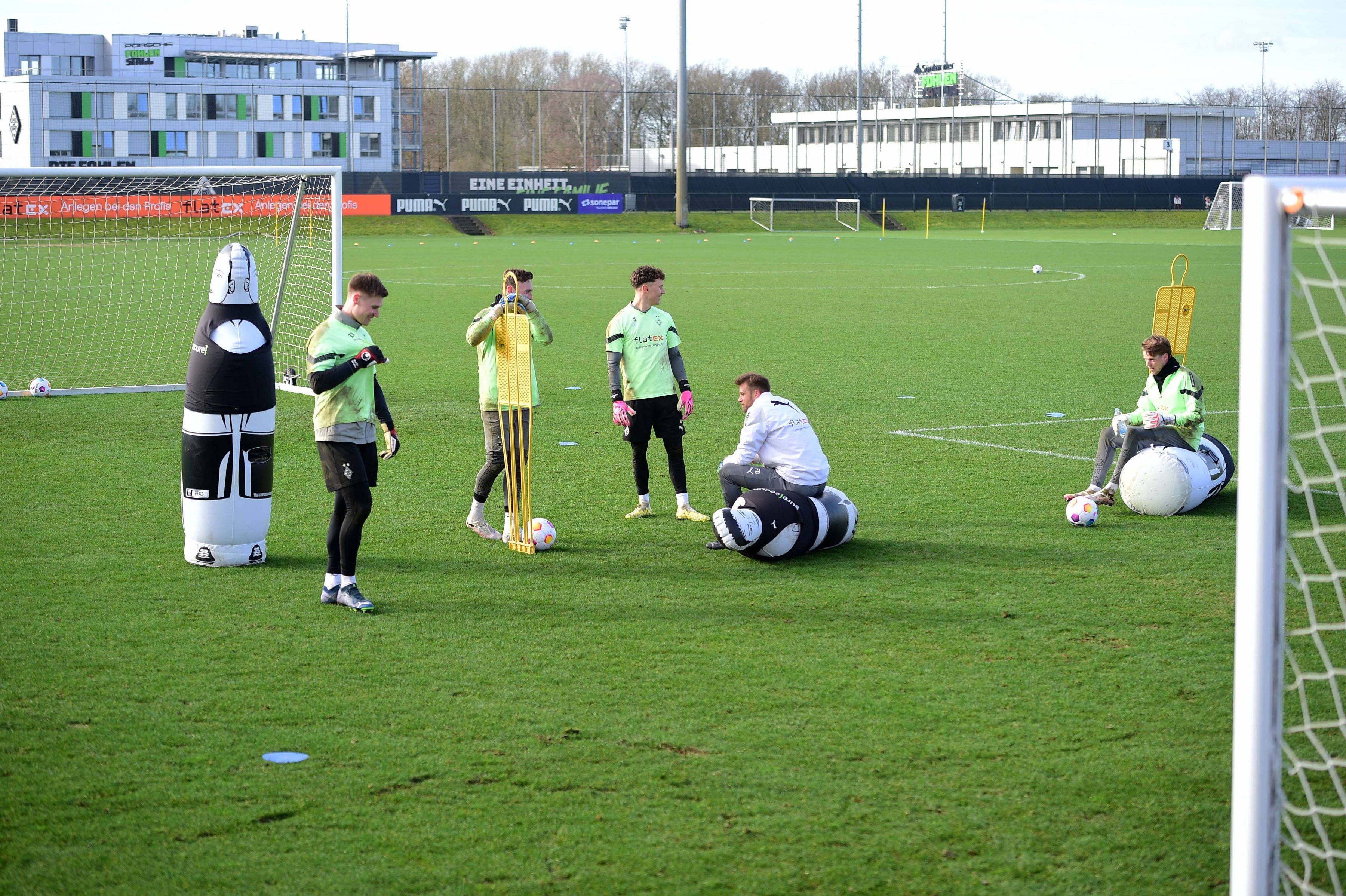 Borussias Torhüter im Training.