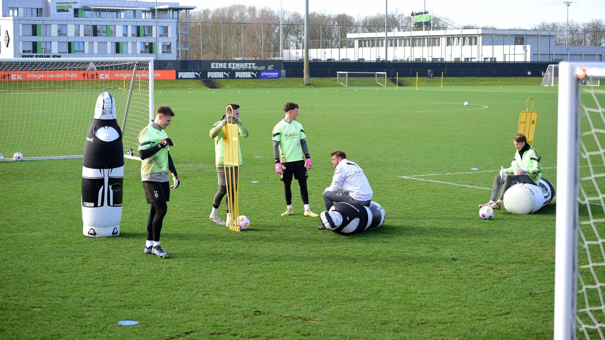 Borussias Torhüter im Training.