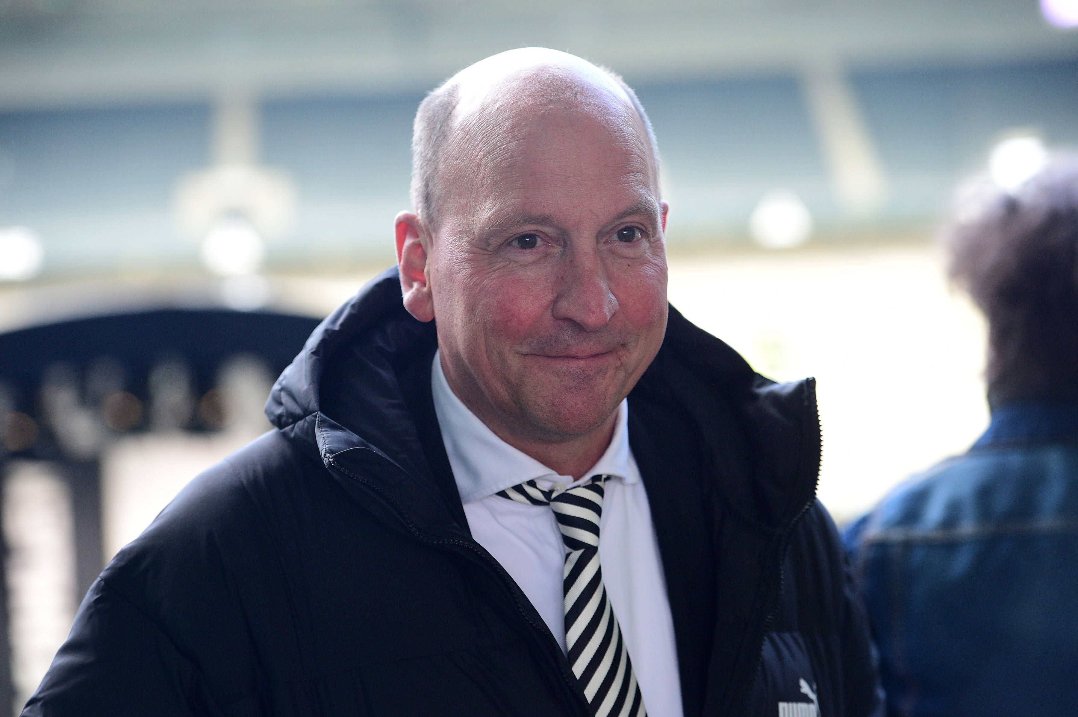 Stephan Schippers bei der Mitgliederversammlung.