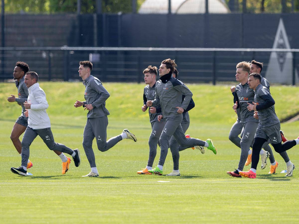 Borussia-Spieler im Training.