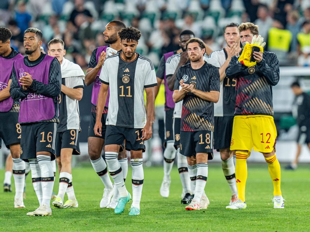 Das deutsche Nationalteam bei einer Extrarunde.