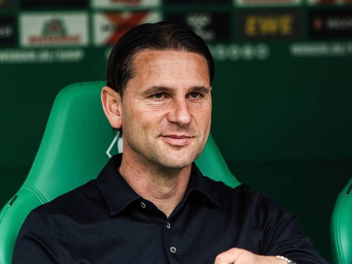 Gerardo Seoane sitzt auf der Werder-Bank.