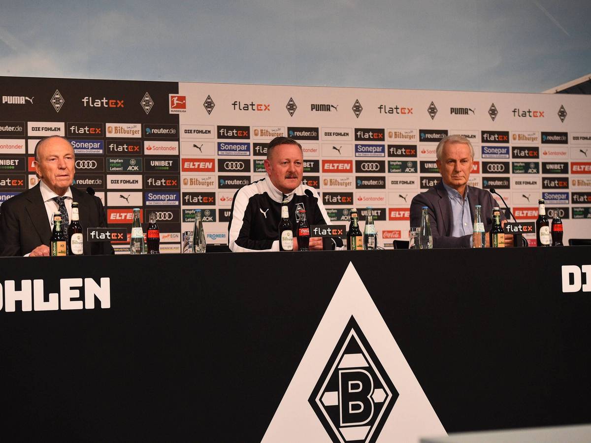 Roland Virkus bei seiner PK zum Amtsantritt.
